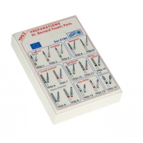 Kit pour préparation d'inlays, couronnes et bridges tps2