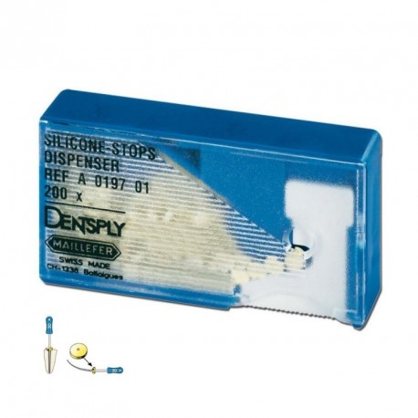 Silicone-stops dispenser