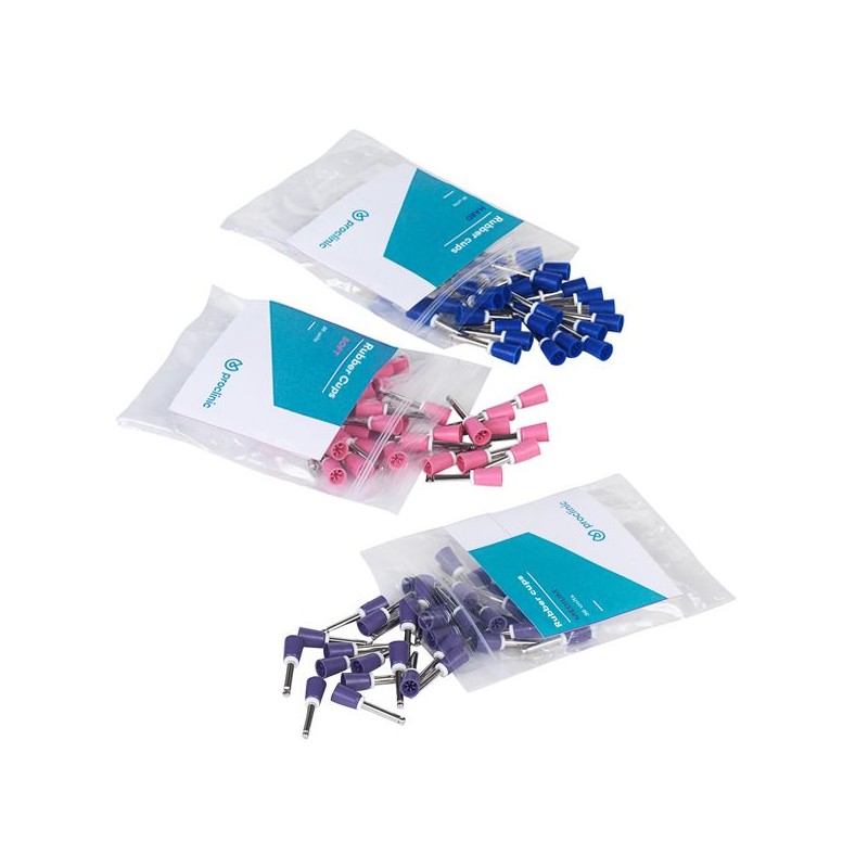 Kit De 100 Brosses De Polissage Dentaire En Caoutchouc - Pour Laboratoire Dentaire
