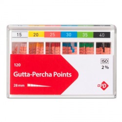 POINTES GUTTA PERCHA 2%
