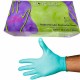 Gants en latex menthe sans poudre
