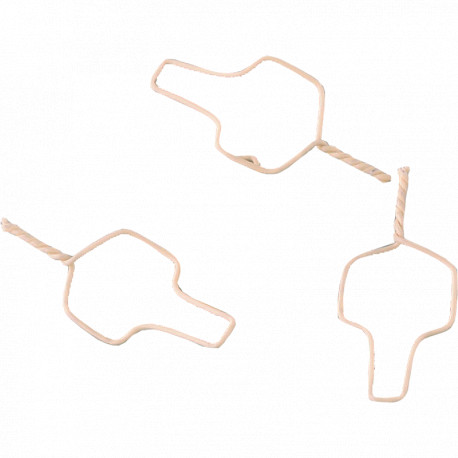 Ligatures Métalliques Esthétiques Préformées Courtes