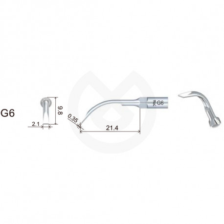 INSERT PROPHYLAXIE DTE WOODPECKER COMPATIBLE SATELEC ET NSK