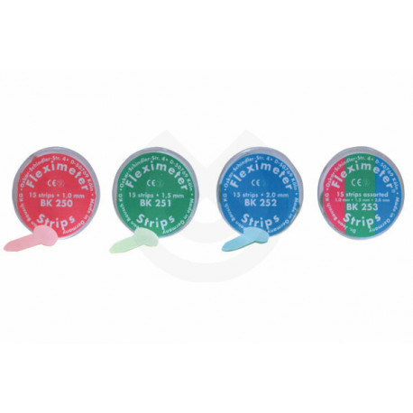 Feuilles fleximeter-strips, jauges d´épaisseur souples