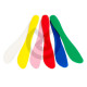 Spatules plastique colorées