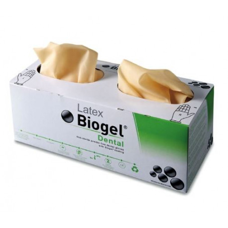 Gants Latex sans poudre Biogel Dental