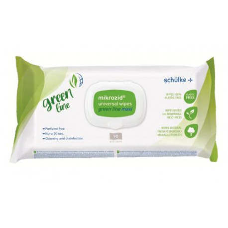 Lingettes Mikrozid Universal Wipes Green Line Maxi