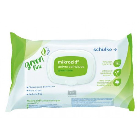 Lingettes Mikrozid Universal Wipes Green Line