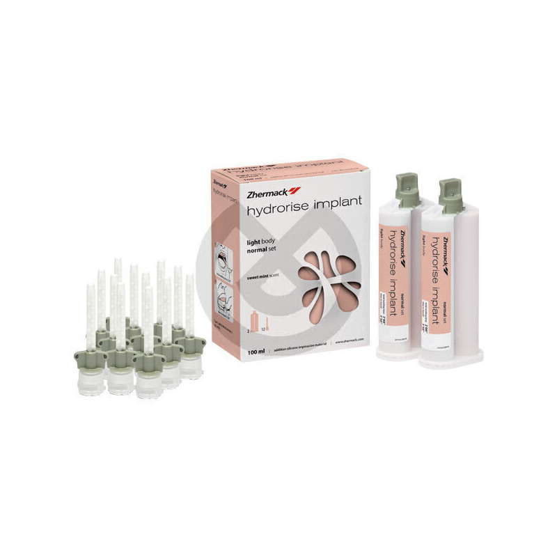 Hydrorise Implant Medium body - 2 Cartouches de 50 ml - Zhermack