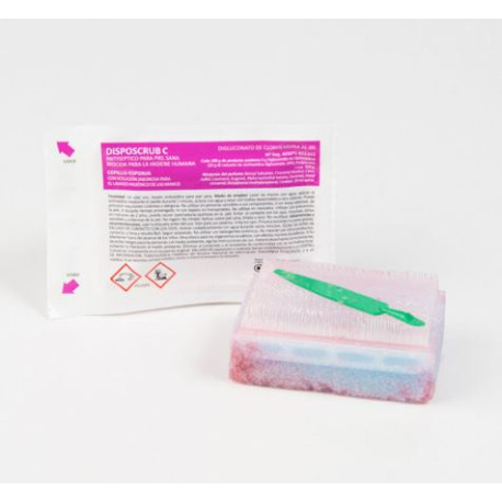 Éponges désinfectantes Chlorhexidine