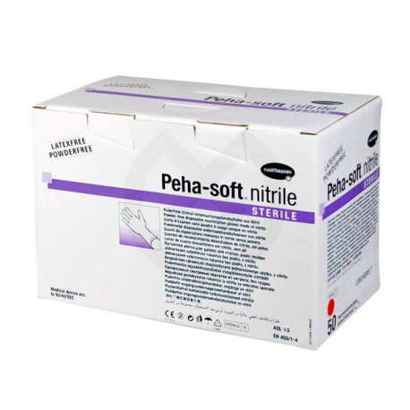 Gants nitrile blanc peha soft